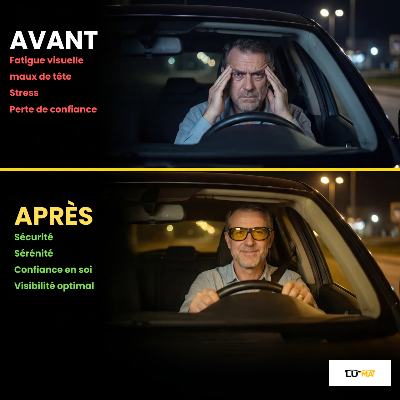Luma® Lunettes Anti Éblouissement